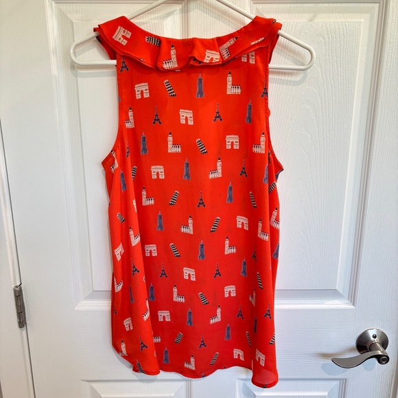 Anthropologie MAEVE Auriele Eiffel Tower Tank - Picture 5 of 7